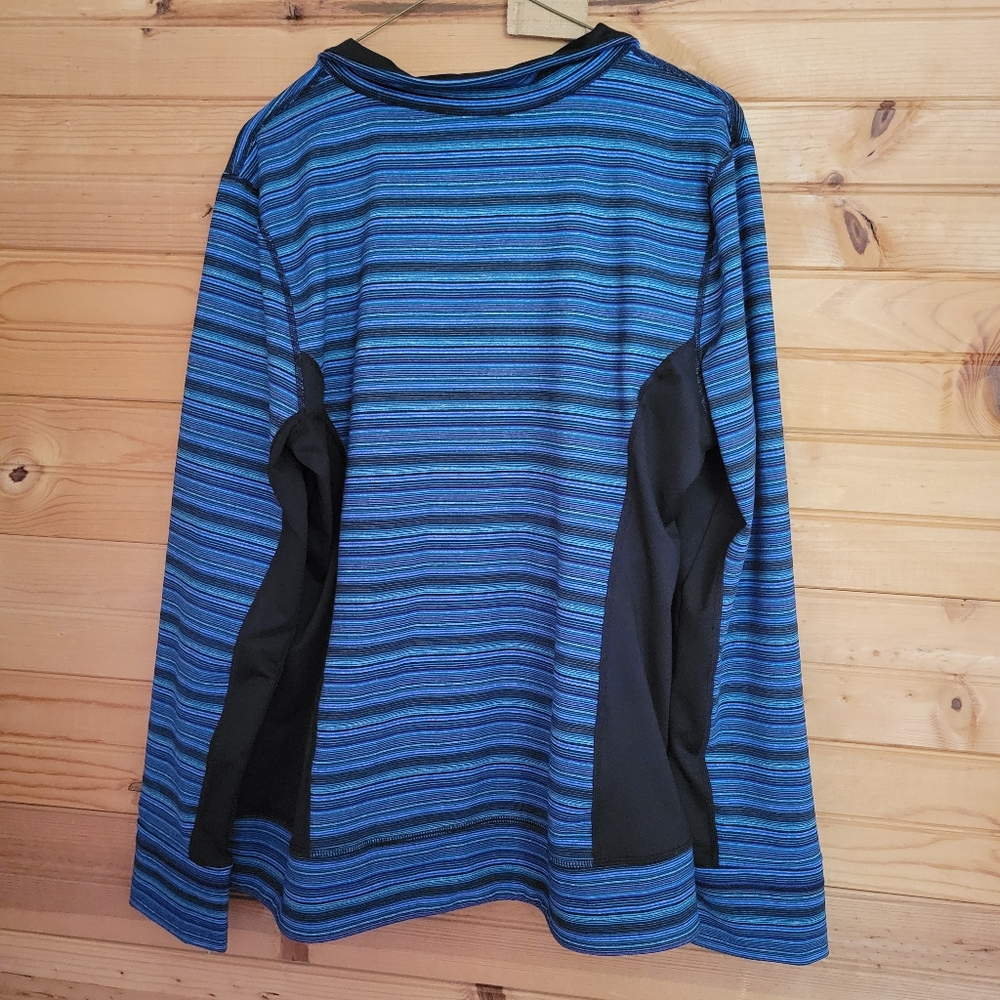 Ideology Womens Athletic Stripe Zipper Front Jacket W/Thumb Holes, Size: XL - Picture 6 of 6
